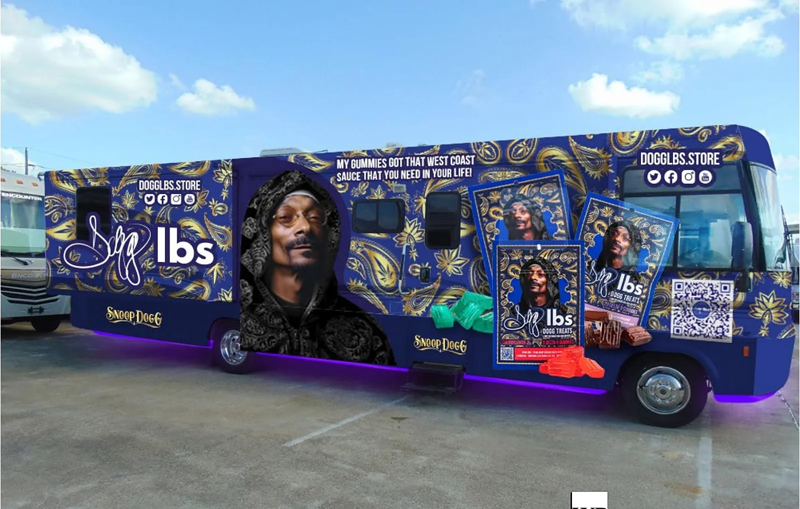 Snoop Dogg · Snoop lbs — Concepto y diseño de RV