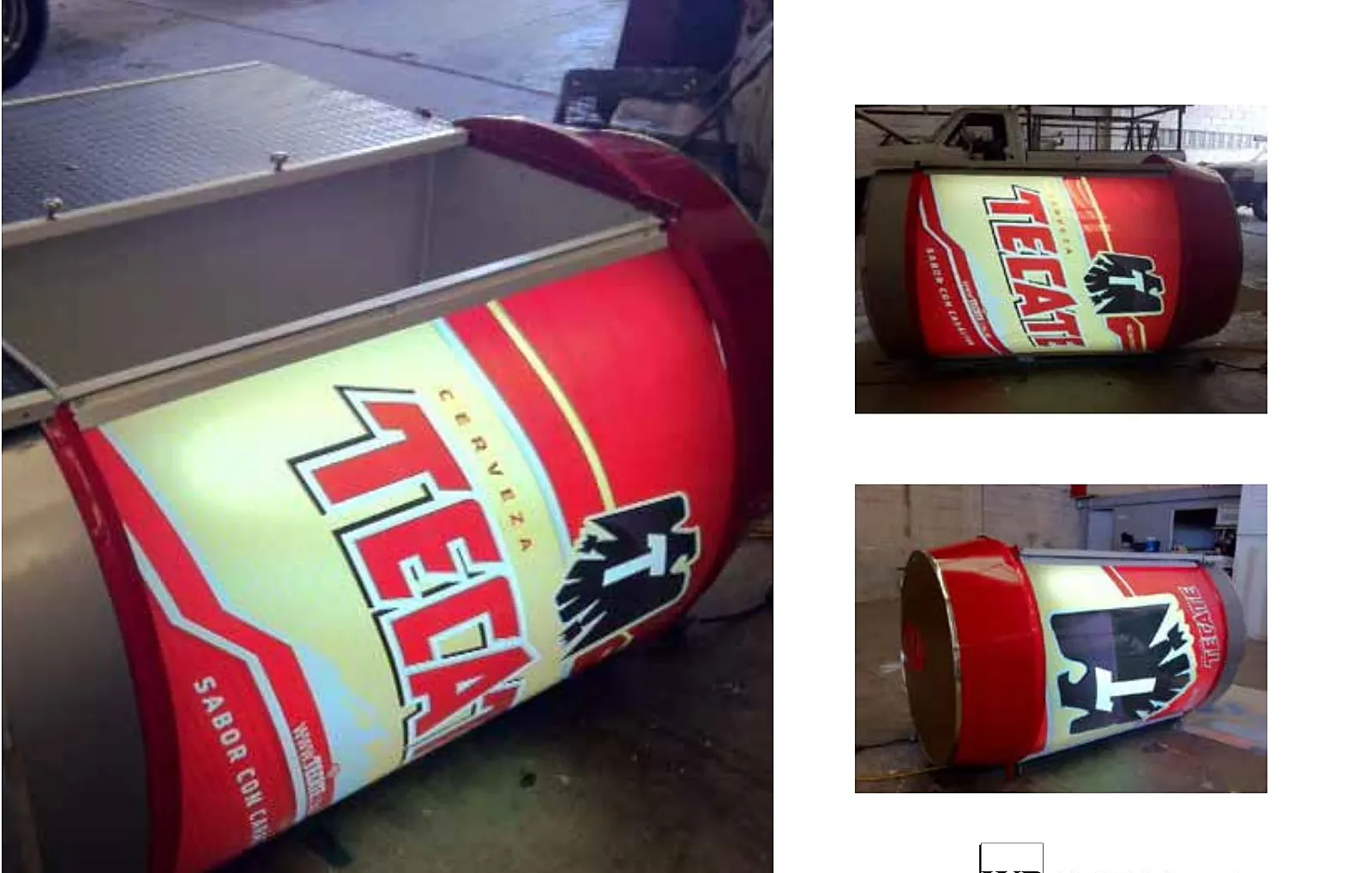 Tecate — Concepto, diseño industrial y rotulación