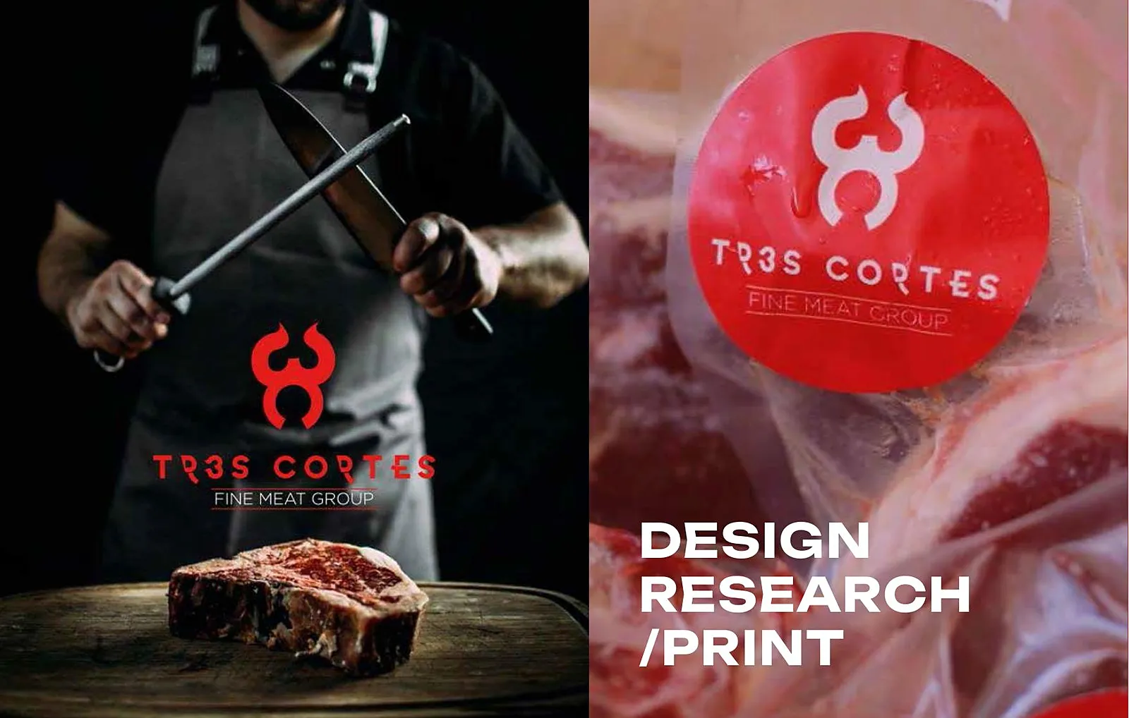 Tres Cortes — Branding e identidad gráfica