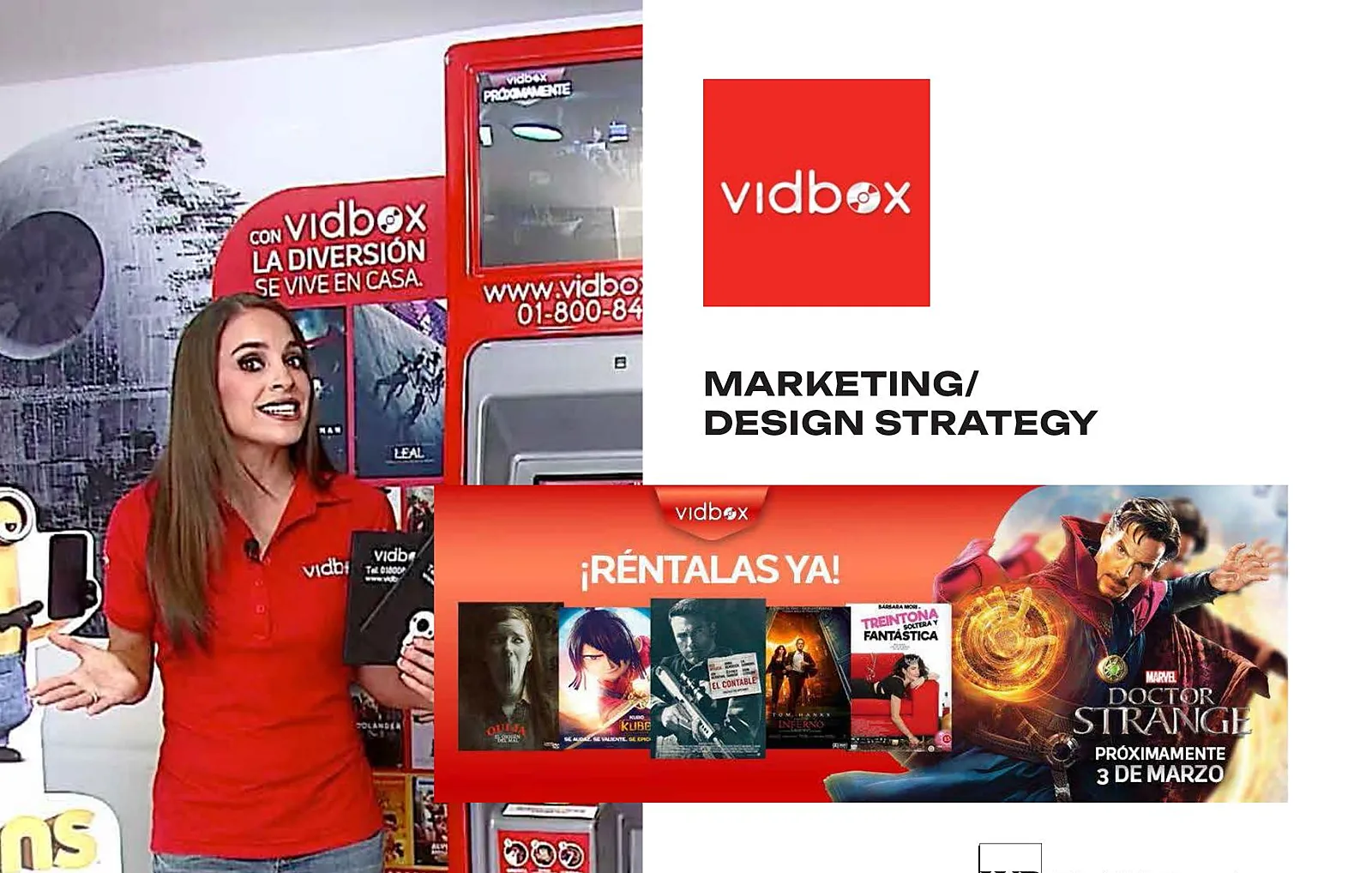 Vidbox — Desarrollo de marca y campañas